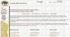 Desktop Screenshot of familyresearchlibrary.com