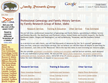 Tablet Screenshot of familyresearchlibrary.com